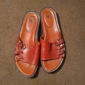 Ariat leather slides